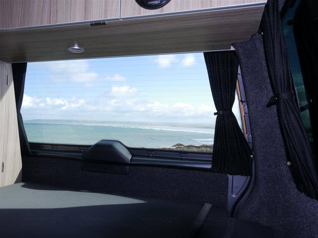 VW Volkswagen T5 T6 T6.1 Blackout Curtains screens blinds covers side window campervan camper van restore restoration renovation transporter design convert interior conversion comfort parts accessories