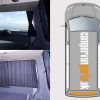 Premium VW Transporter 2 layered Blackout Curtains - Cheapest UK supplier - Rear Tailgate (single lifting door) with rear wiper Blackout window curtain