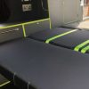 112 Wide SCOPEMA RIB Seat Cover - Black with Grey Stitching - Image 3
