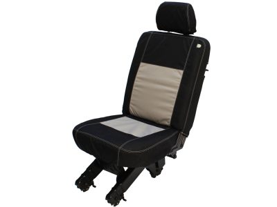 VW T6 Kombi Single Seater Cover - Black with Grey Panel - Clearance
